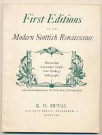 The modern Scottish Renaissance 1920-1960: a catalogue of the period