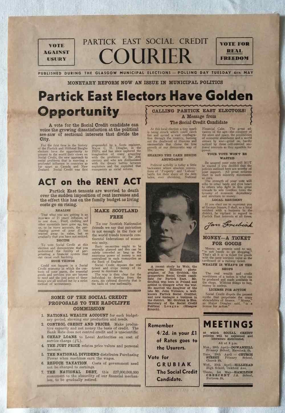 Partick East Social Credit Cou...