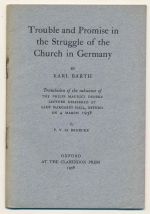 Trouble and promise in the struggle of the church in Germany