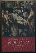 A dictionary of English manuscript terminology 1450-2000
