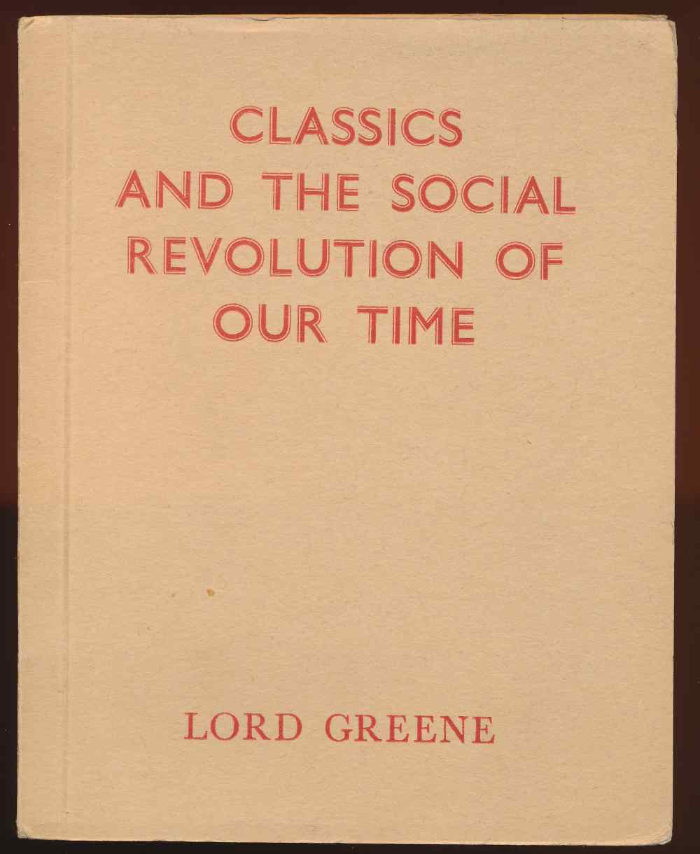 Classics and the social revolu...