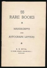 55 rare books, manuscripts and autograph letters