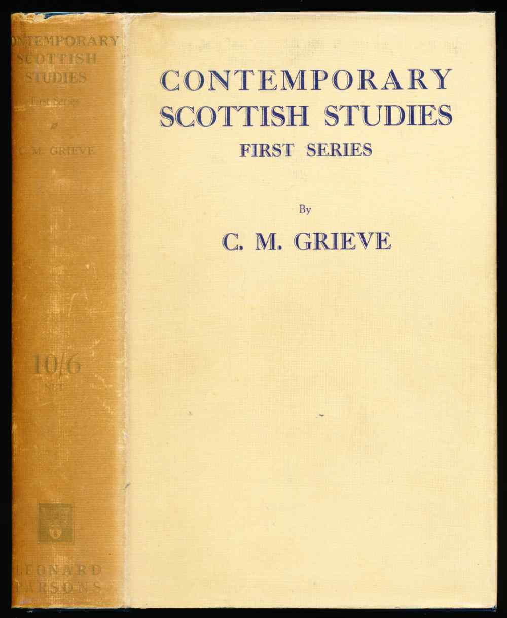 Contemporary Scottish studies:...