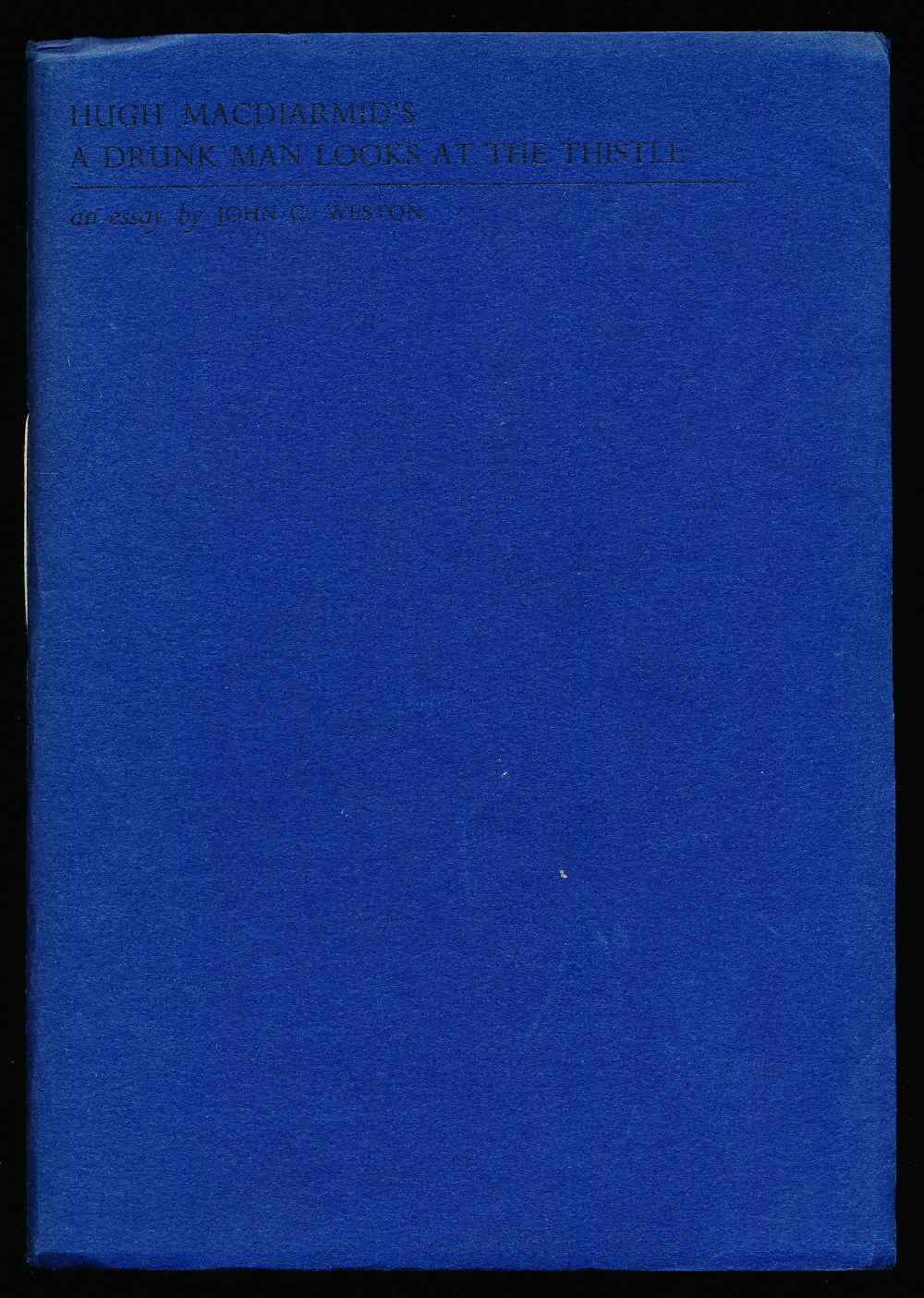 Hugh MacDiarmid's 'A...