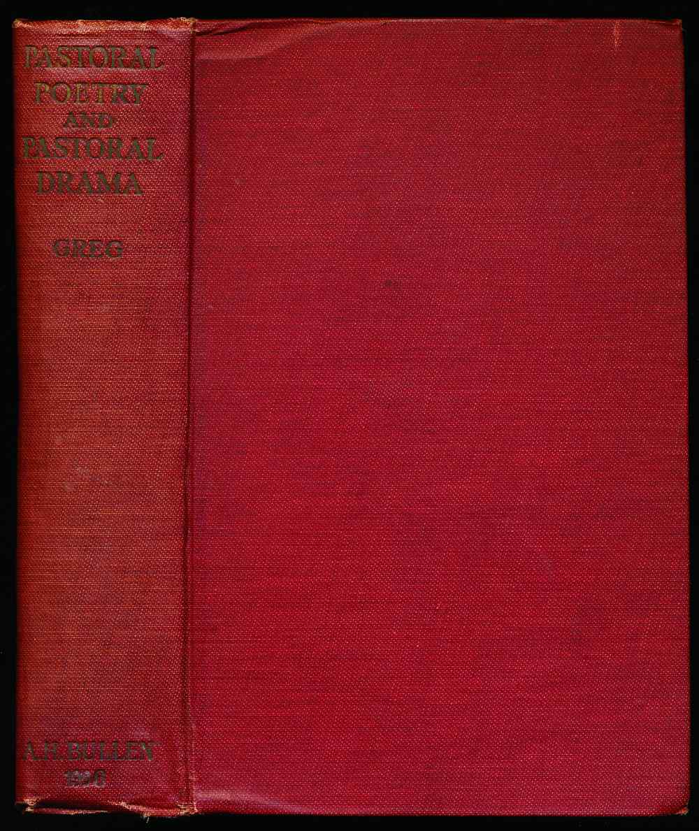 Pastoral poetry and pastoral d...
