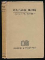 Old English elegies: translated into alliterative verse with a critical introduction