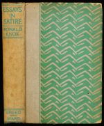 Essays in satire