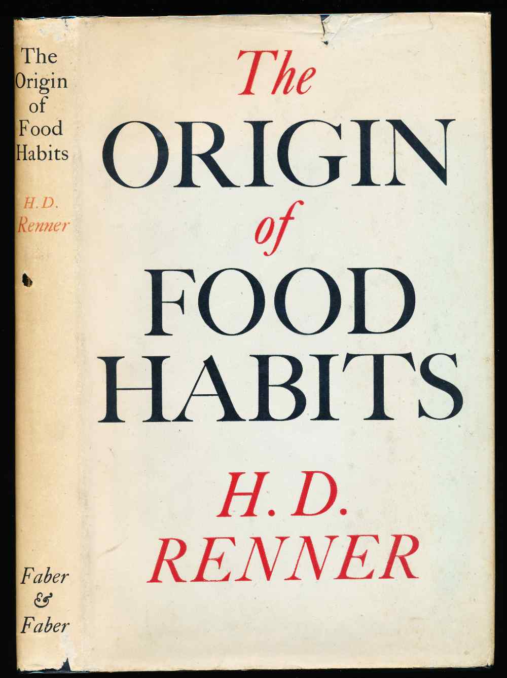 The origin of food habits