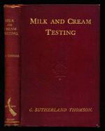 Milk and cream testing and grading dairy products for school, farm and factory