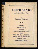 Leith sands, and other short plays