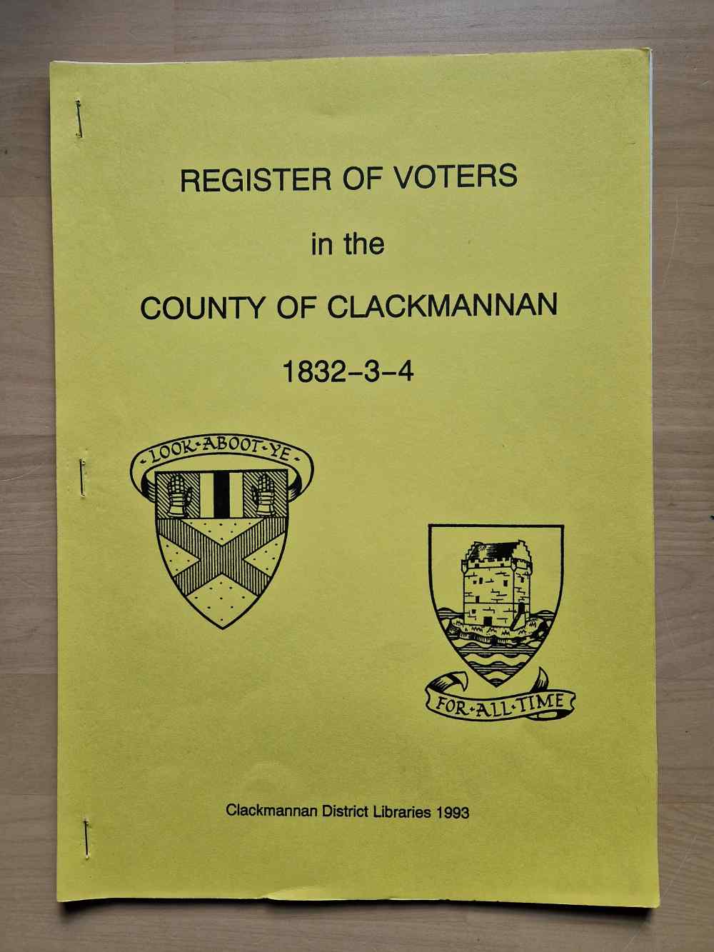 Register of voters in the Coun...