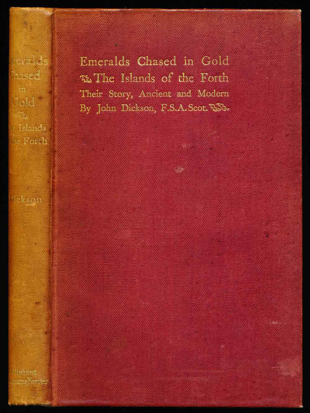 Emeralds chased in gold, or, T...