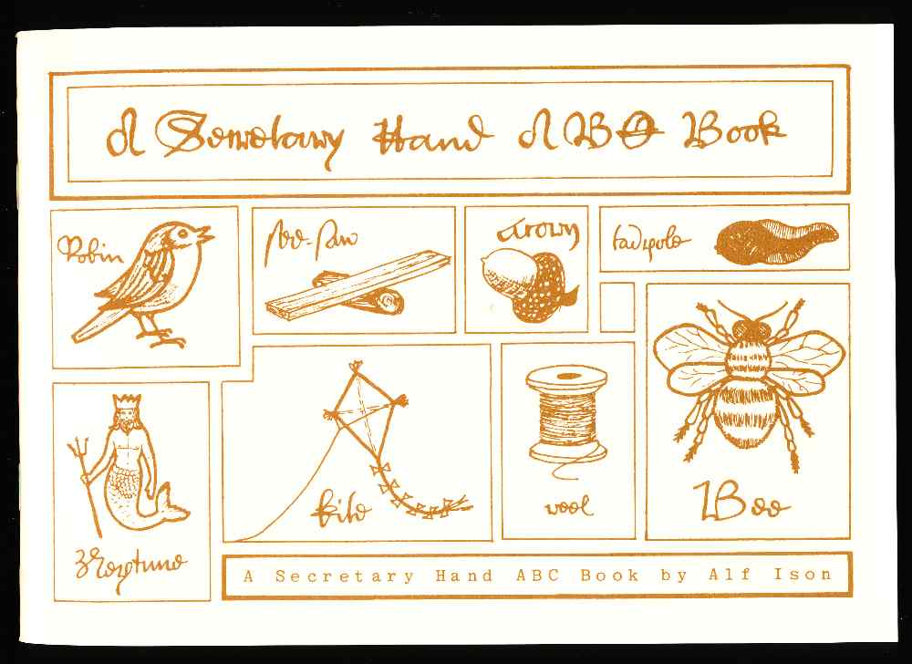 A secretary hand ABC book