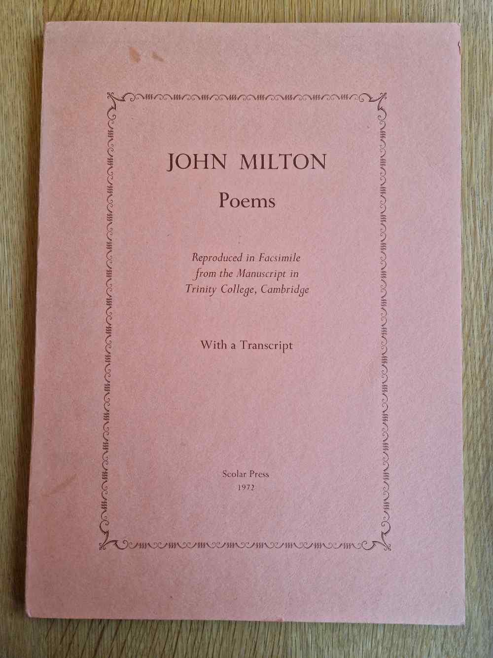 Poems reproduced in facsimile ...