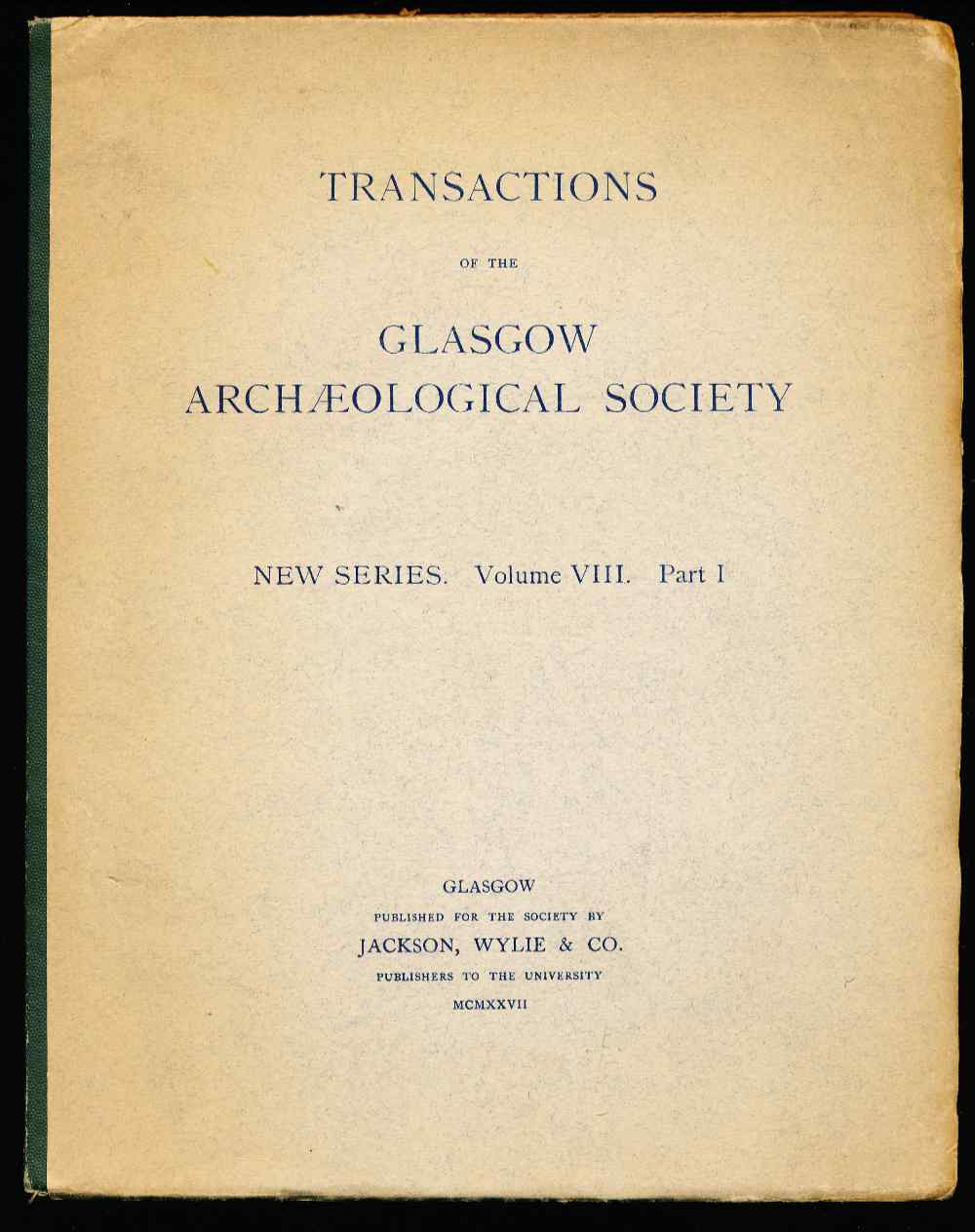 Transactions of the Glasgow Ar...