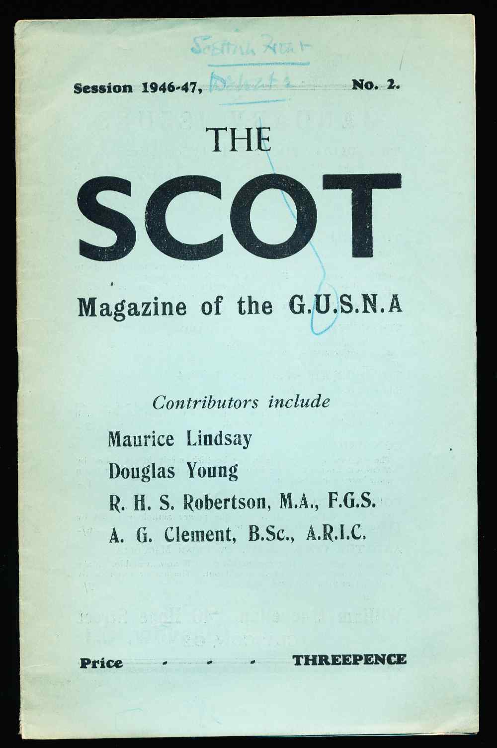 The Scot : Magazine of the G.U...