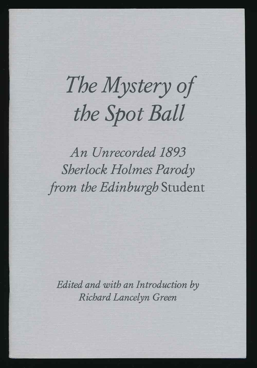 The mystery of the spot ball: ...