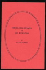 Sherlock Holmes is Mr. Pickwick