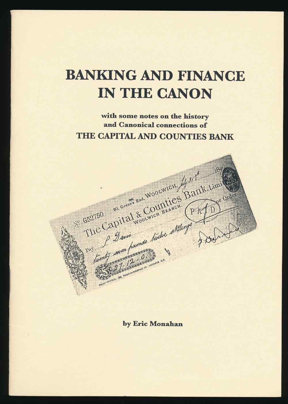 Banking and finance in the can...
