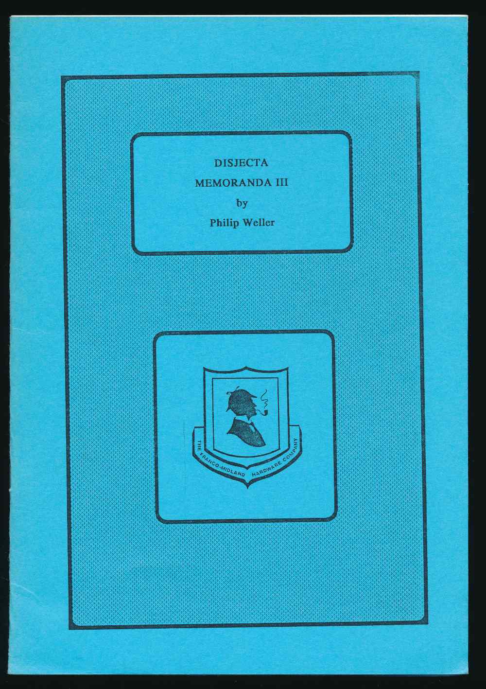 Disjecta memoranda III: a dive...