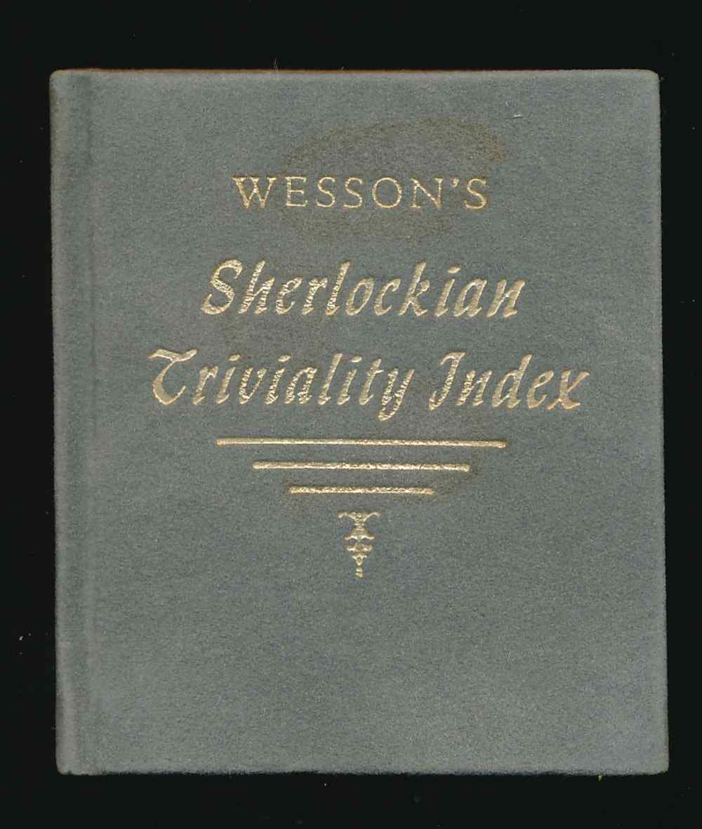 The Sherlockian triviality ind...