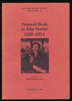 Protocol book of John Foular 1528-1534