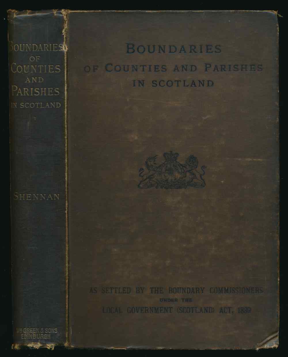 Boundaries of counties and par...