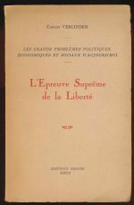 L'epreuve suprême de la liberté