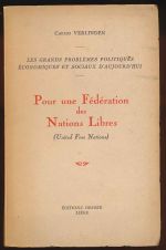 Pour une Fédération des Nationes Libres (United Free Nations)