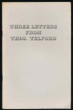Three letters from Thos. Telford