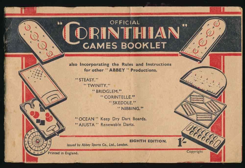 Official Corinthian games book...