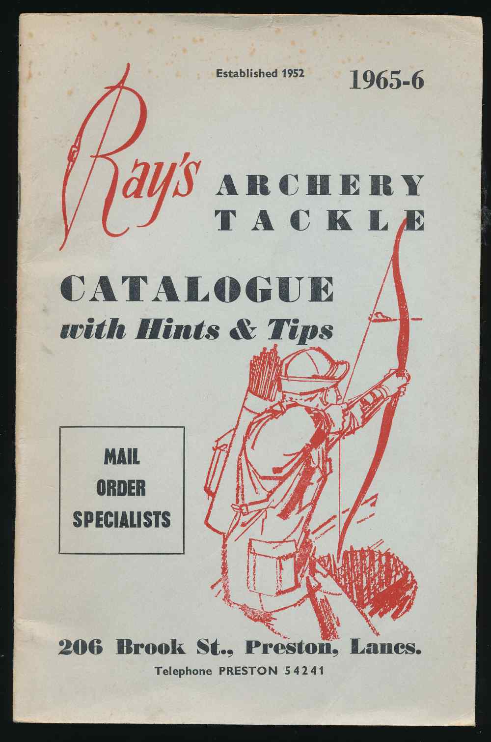 Ray's Archery Tackle cata...