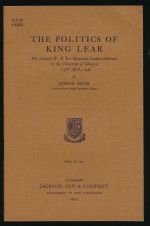 The politics of King Lear