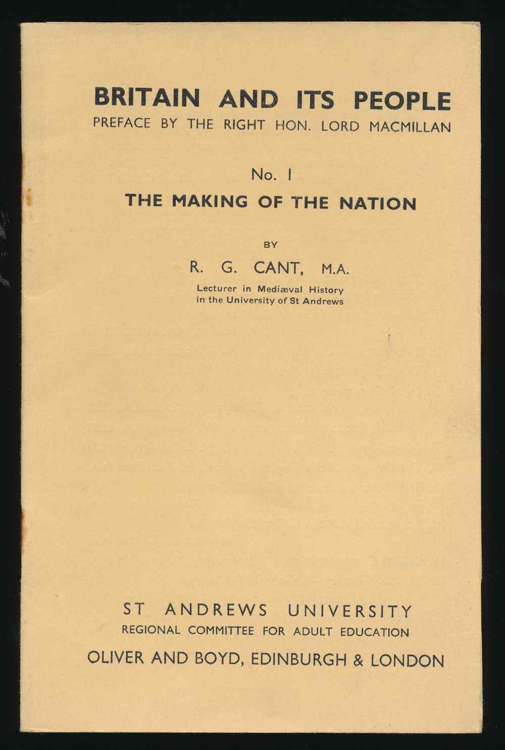 The making of a nation
