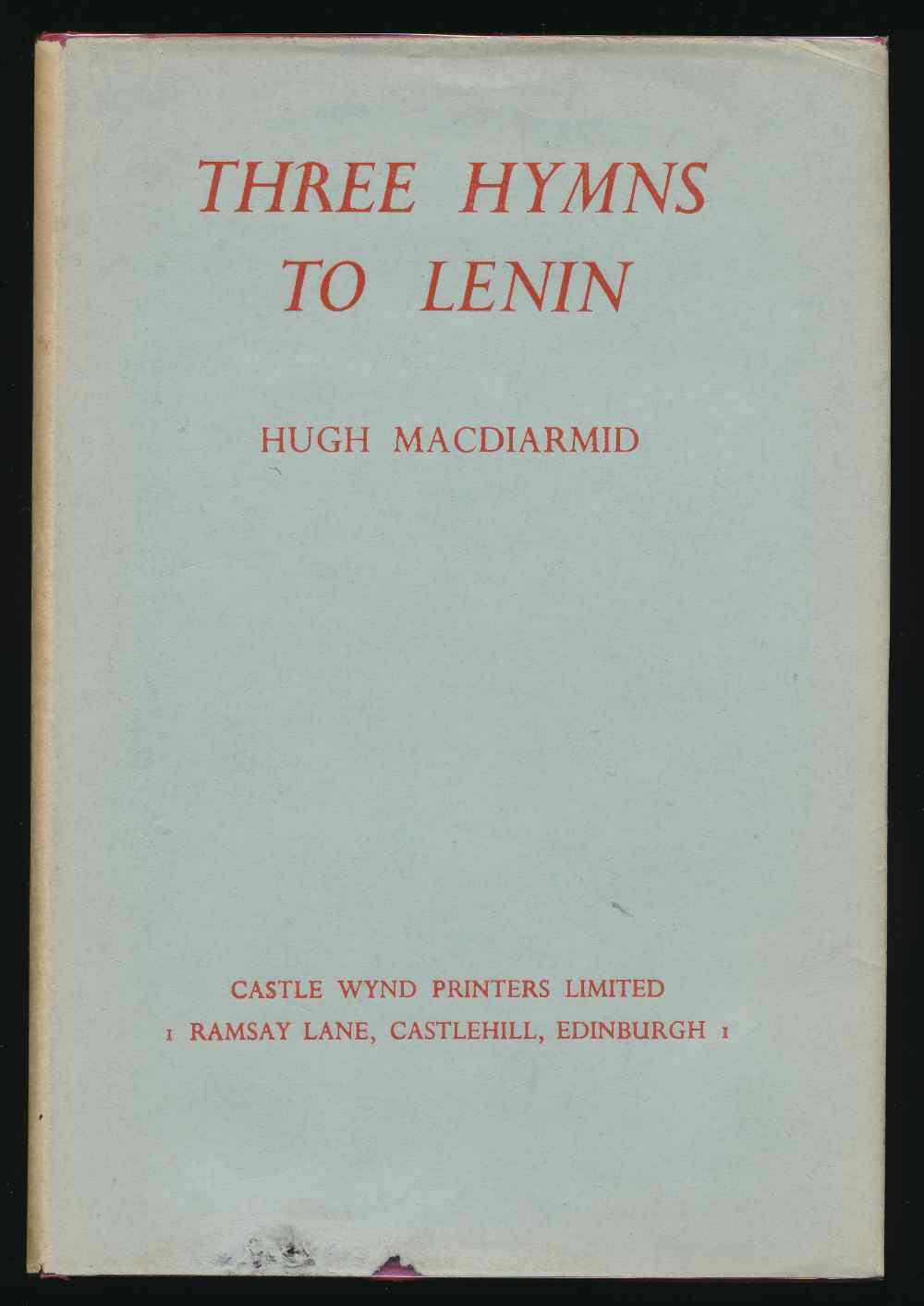 Three hymns to Lenin