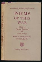 Poems of this war by younger poets