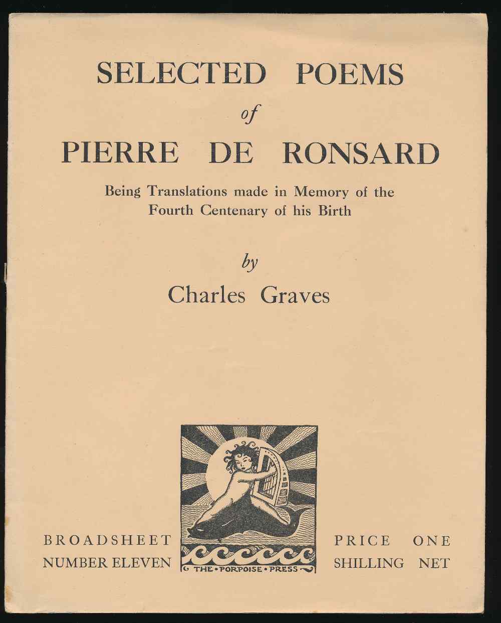 Selected poems of Pierre de Ro...